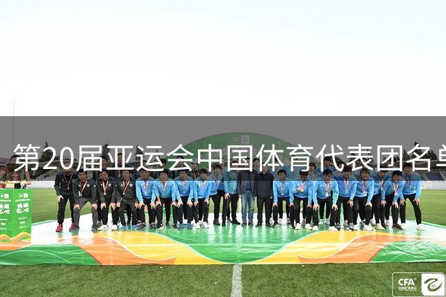 第20届亚运会中国体育代表团名单